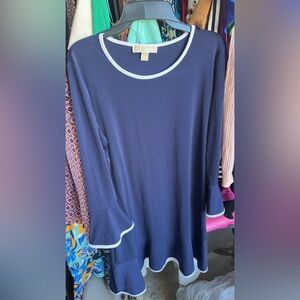 Elegant Navy Blue Women's Dress MK